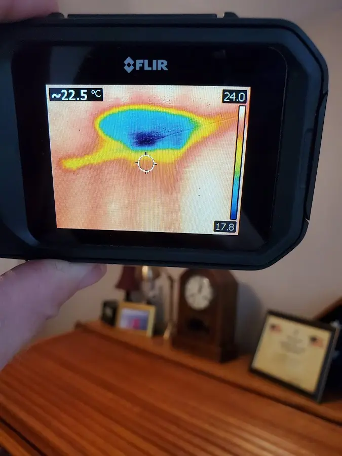 Thermal imaging inspection for water damage in East Riverdale