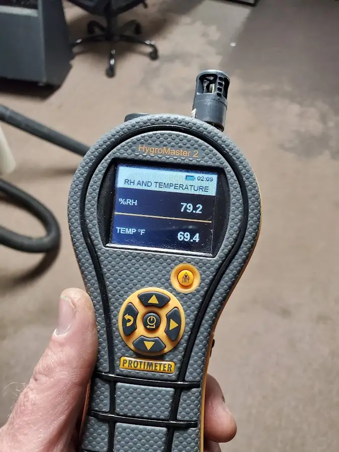 Moisture meter humidity assessment for Fire & Smoke Damage Restoration in East Riverdale